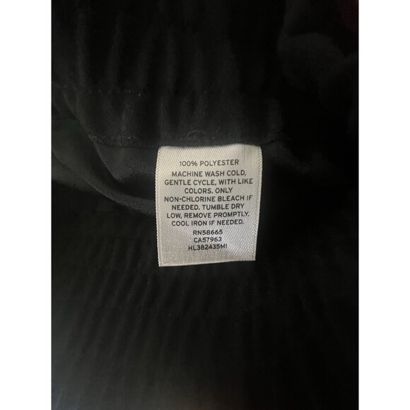 NWT Trouve Black Slit Sides Pants Size Medium Elastic Waist - Picture 6 of 7